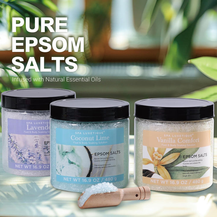 Bath Salts for Soaking,  Epsom Salts Gifts Set for Women, 3.17Lbs Bath Salts for Women, Epsom Salts for Soaking, Mother'S Day Christmas Gifts for Woman Mom