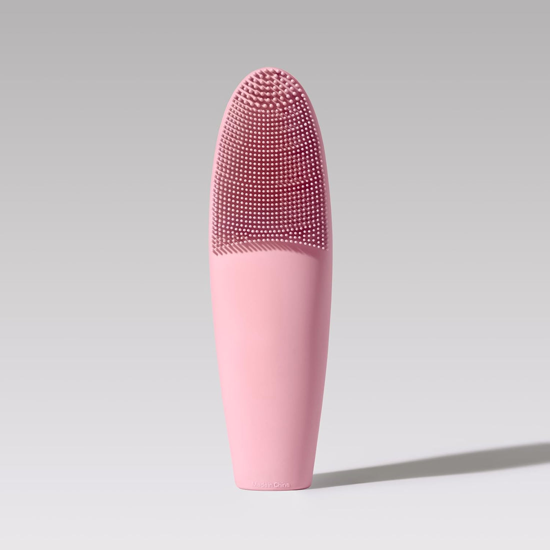 Dual-Sided Silicone Face Scrubber, Face Exfoliator, Synthetic Face Brush Cleanser, Facial Cleansing Brush for Massage - Bubblegum