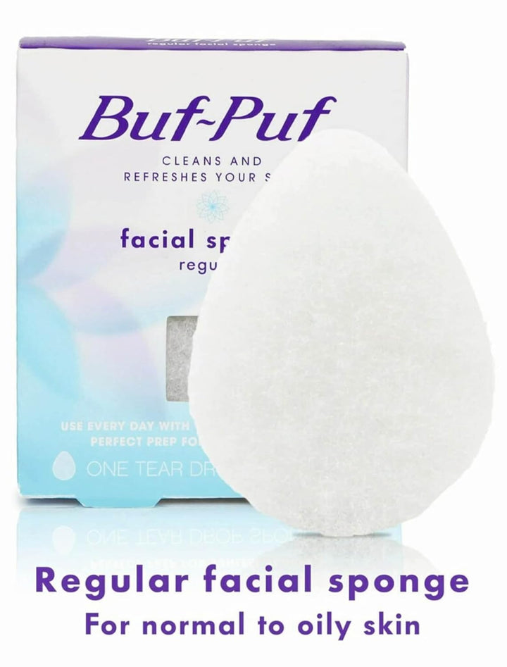 Facial Sponge, Dermatologist Developed, Removes Deep down Dirt & Makeup That Causes Breakouts and Blackheads, Reusable, Exfoliating, White, 4 Count