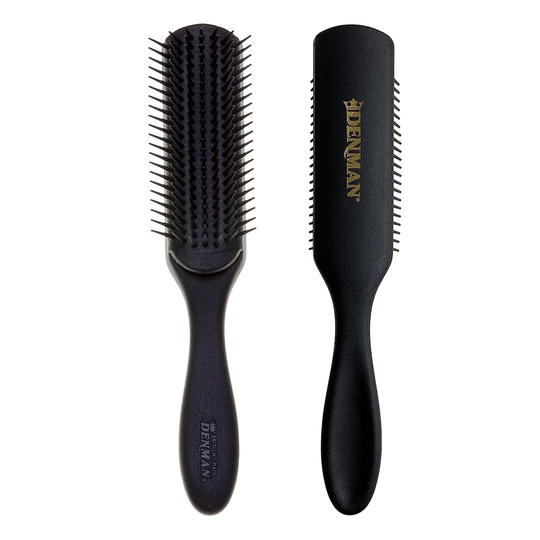 Curly Hair Brush D3, 7 Row Styling Brush for Detangling, Separating, Shaping and Defining Curls - for Women and Men